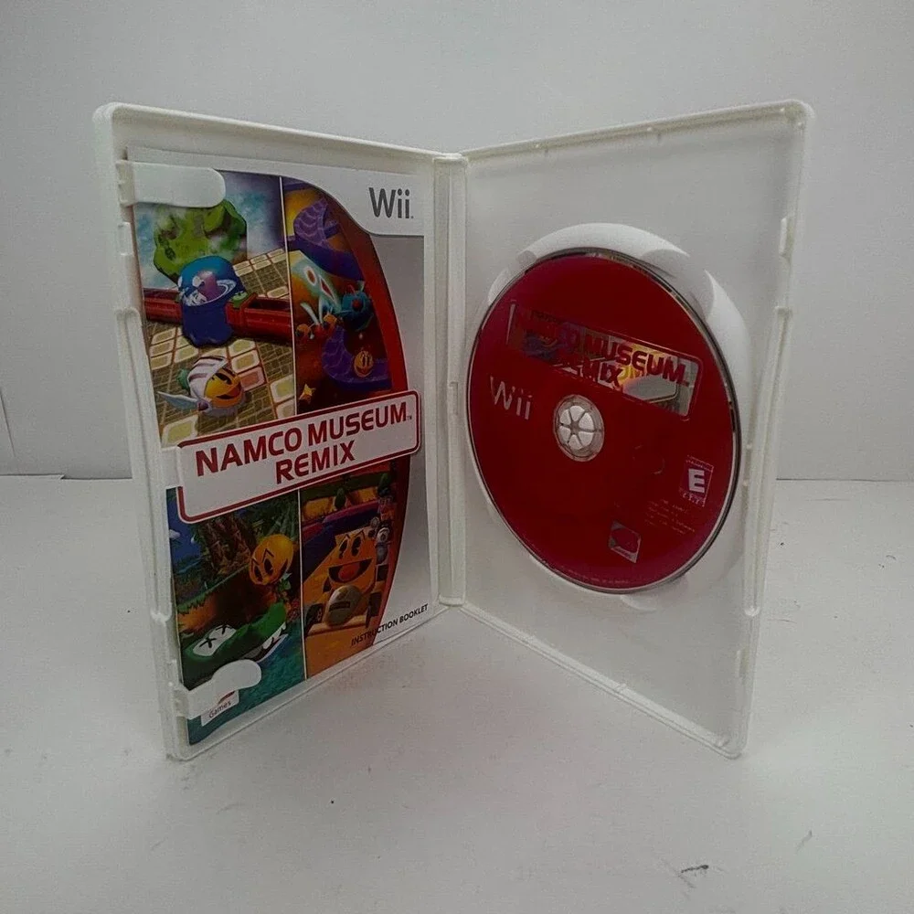 Namco Museum Remix Wii (Nintendo Wii, 2007) Complete W/ Manual
